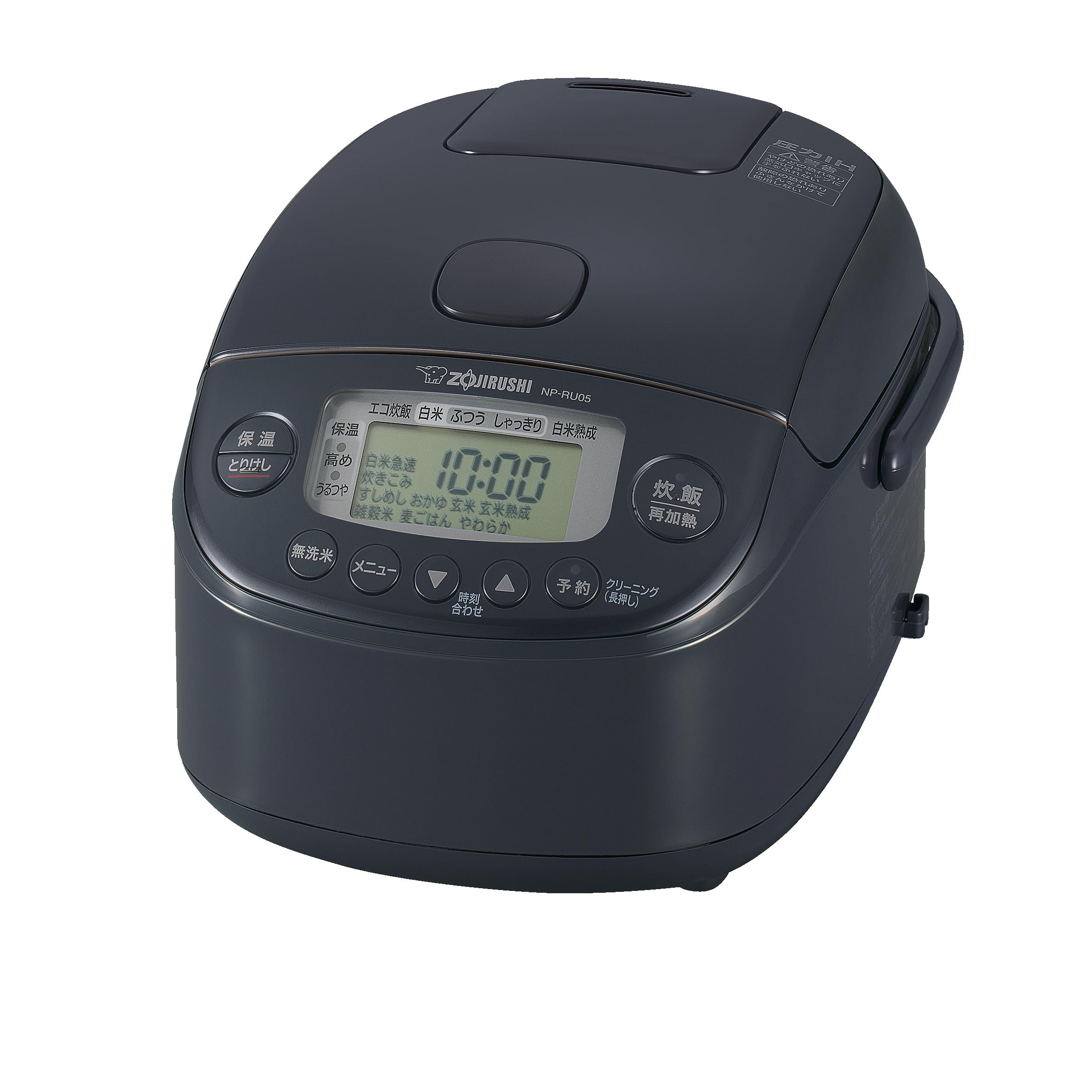 Amazon | 象印マホービン 炊飯器 3合 スレートブラック NP-RU05-BZ